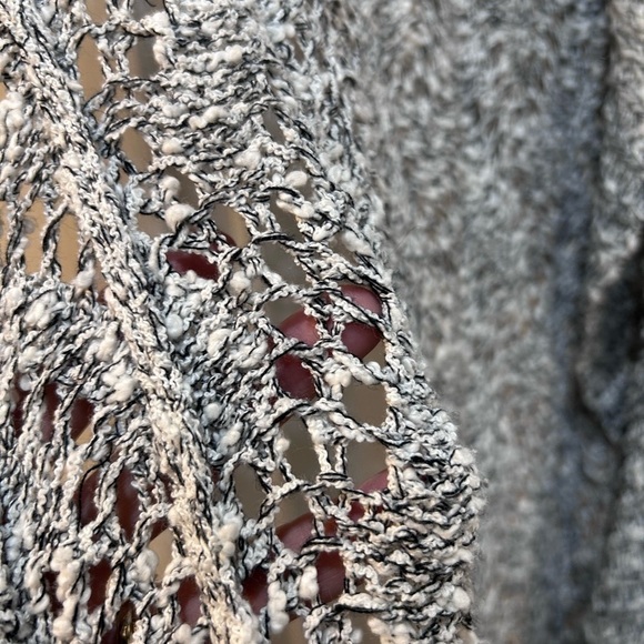 Anthropologie Knitted & Knotted Emmaline Tie Front Marled Cardigan Sweater Sz S - Picture 8 of 11